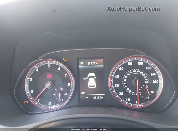 KMHTH6AB5KU006991 2019 HYUNDAI VELOSTER Белый Вид задних сидений