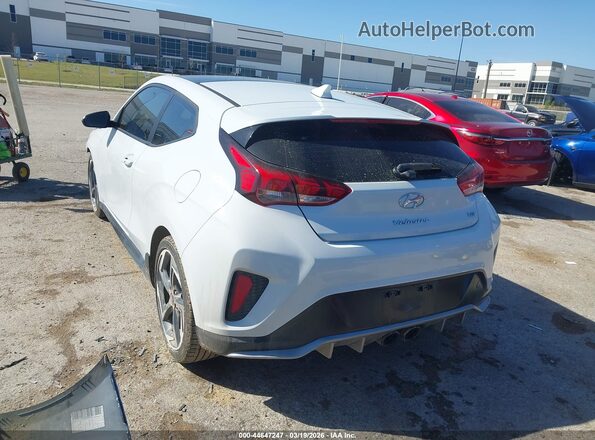 KMHTH6AB5KU006991 2019 HYUNDAI VELOSTER Белый Задняя левая четверть