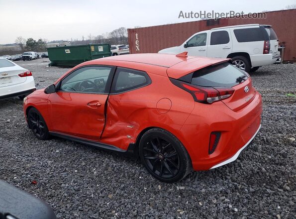 KMHTH6AB7KU016308 2019 HYUNDAI VELOSTER Orange Tył lewy