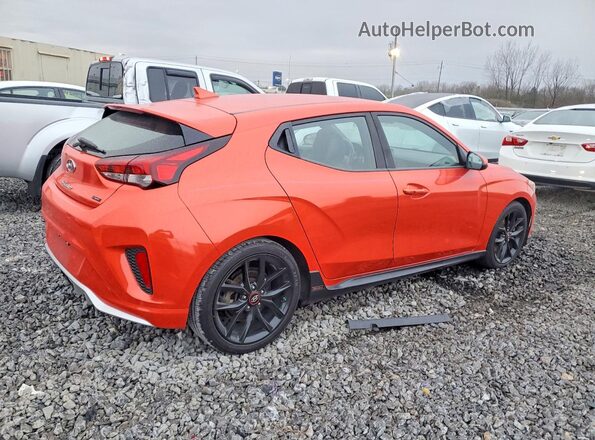 KMHTH6AB7KU016308 2019 HYUNDAI VELOSTER Orange Tył prawy