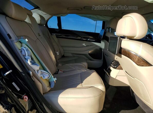 KMTF54JH7KU064072 2019 GENESIS G90 Черный Вид задних сидений