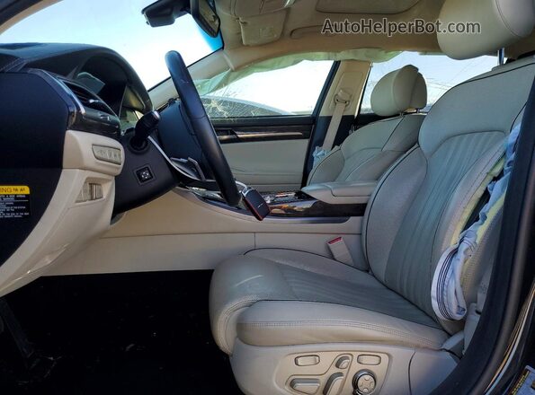 KMTF54JH7KU064072 2019 GENESIS G90 Черный Вид салона спереди