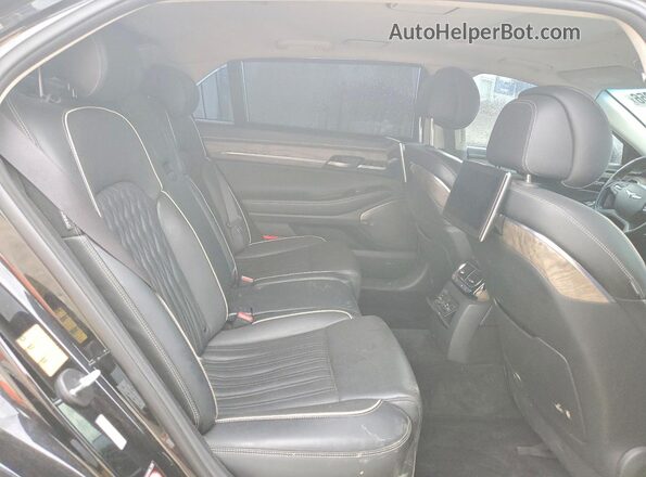 KMTF54PH3LU081329 2020 GENESIS G90 Black Widok tylnych siedzeń