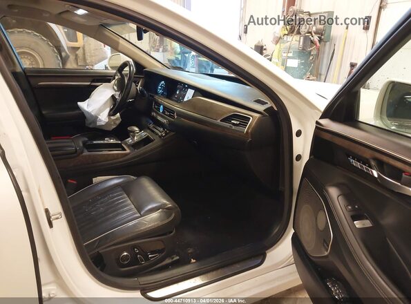 KMTF54PH8LU076580 2020 GENESIS G90 White Вид салону спереду
