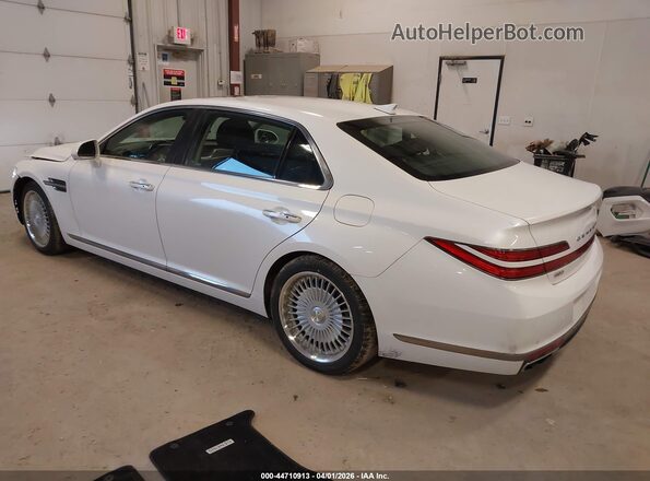 KMTF54PH8LU076580 2020 GENESIS G90 White Задня ліва чверть