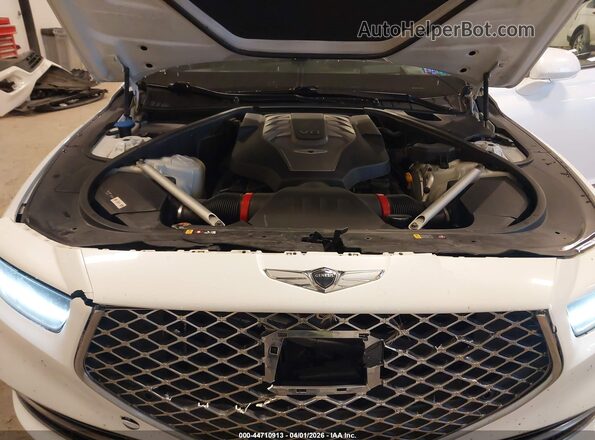 KMTF54PH8LU076580 2020 GENESIS G90 White Вид ззаду