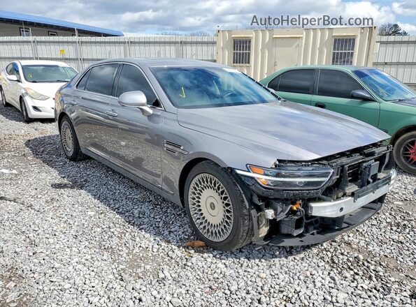 KMTF54PH8MU087094 2021 GENESIS G90 Серебряный Передняя правая четверть