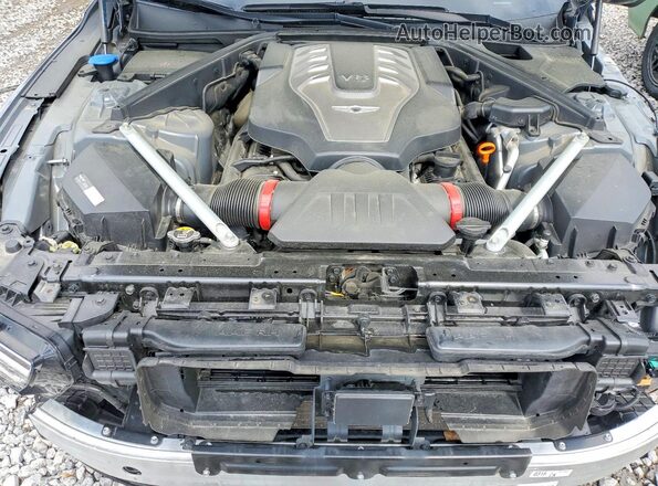 KMTF54PH8MU087094 2021 GENESIS G90 Серебряный Вид задней части салона