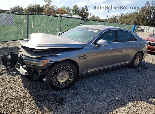 KMTF54PH9MU085175 2021 GENESIS G90 Серый Передняя левая четверть