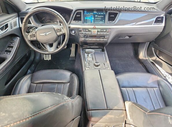 KMTFN4JB1KU325546 2019 GENESIS G80 Серый Вид панели приборов