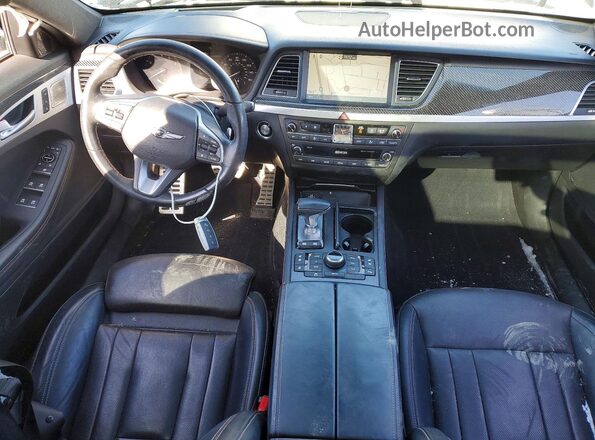 KMTFN4JB3LU323878 2020 GENESIS G80 Black Widok deski rozdzielczej