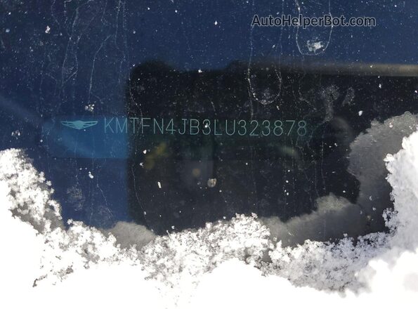 KMTFN4JB3LU323878 2020 GENESIS G80 Black Widok komory silnika