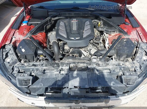 KMTFN4JB4LU336929 2020 GENESIS G80 Red Widok z tyłu
