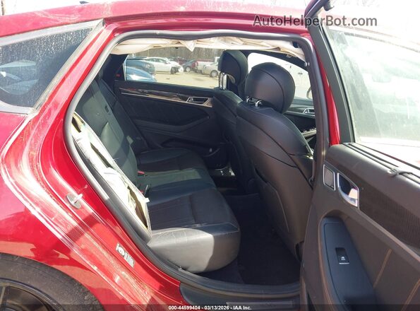 KMTFN4JB4LU336929 2020 GENESIS G80 Red Widok naklejki z numerem VIN