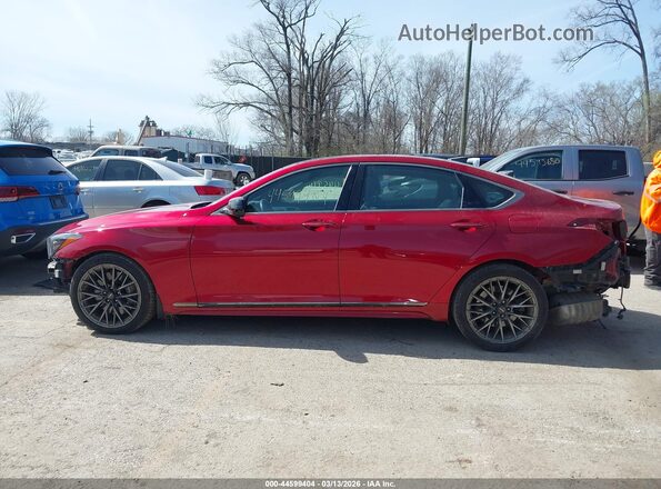 KMTFN4JB4LU336929 2020 GENESIS G80 Red 