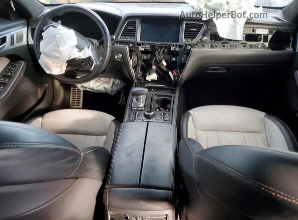 KMTFN4JB5LU329567 2020 GENESIS G80 Blue Առջևի վահանակի տեսք