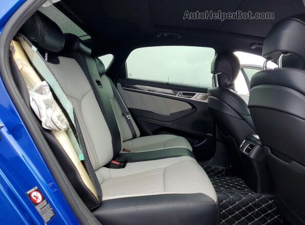 KMTFN4JB5LU331898 2020 GENESIS G80 Blue Հետևի նստատեղերի տեսք