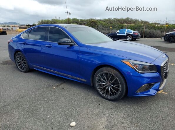 KMTFN4JB5LU331898 2020 GENESIS G80 Blue Առջևի աջ