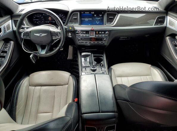 KMTFN4JB5LU331898 2020 GENESIS G80 Blue Առջևի վահանակի տեսք