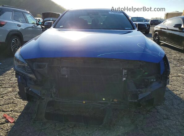 KMTFN4JB8LU329739 2020 GENESIS G80 Синий Вид спереди