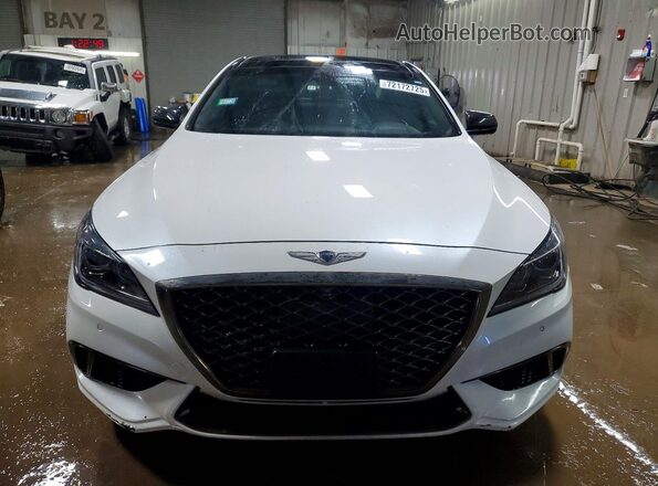KMTFN4JBXLU334795 2020 GENESIS G80 Белый Вид спереди