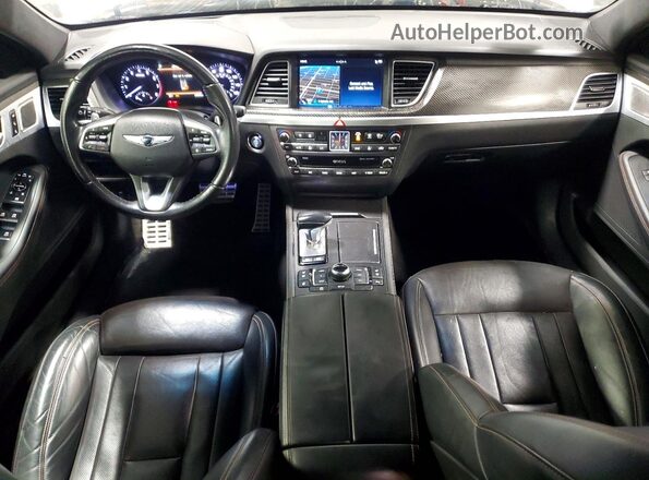 KMTFN4JBXLU334795 2020 GENESIS G80 Белый Вид панели приборов