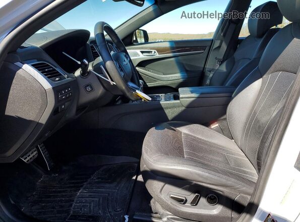 KMTFN4JE7LU329080 2020 GENESIS G80 Белый Вид салона спереди