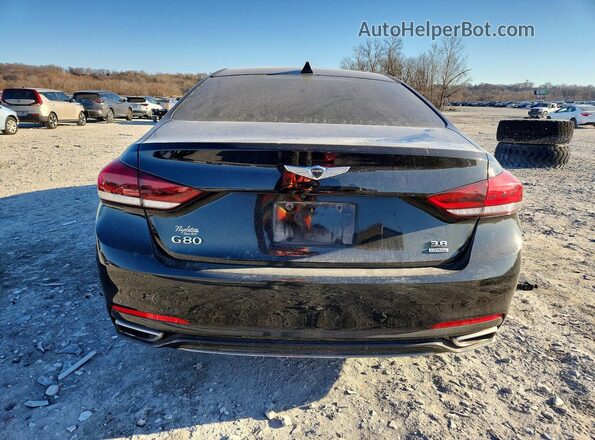 KMTFN4JE7LU338037 2020 GENESIS G80 Черный Вид сзади