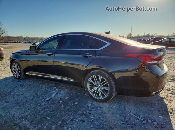 KMTFN4JE7LU338037 2020 GENESIS G80 Черный Задняя левая четверть