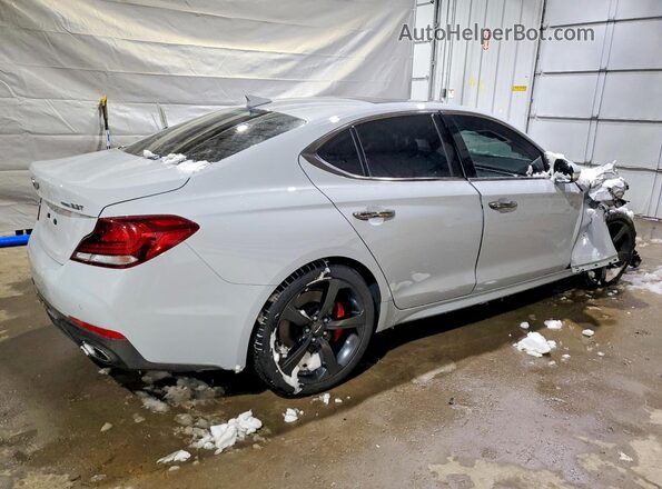 KMTG34LEXMU074398 2021 GENESIS G70 Gray უკანა მარჯვენა
