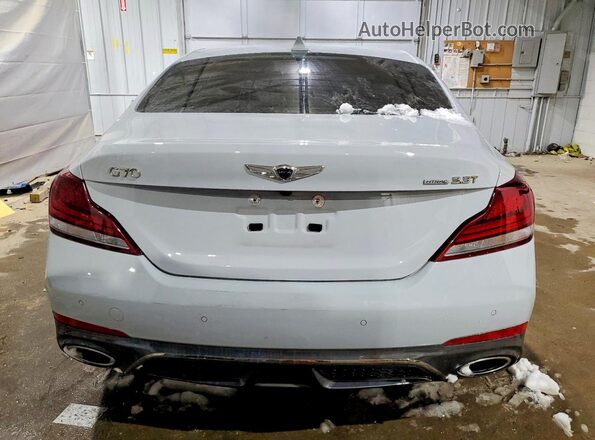 KMTG34LEXMU074398 2021 GENESIS G70 Gray უკანა ხედი