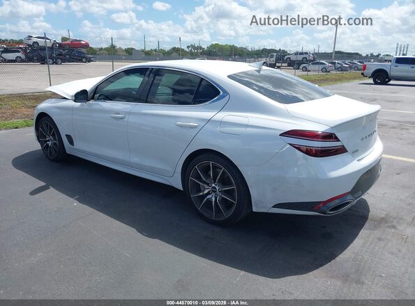 KMTG34SC0SU144620 2025 GENESIS G70 Белый Задняя левая четверть