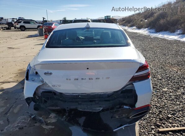 KMTG34SC1RU142658 2024 GENESIS G70 Белый Вид сзади