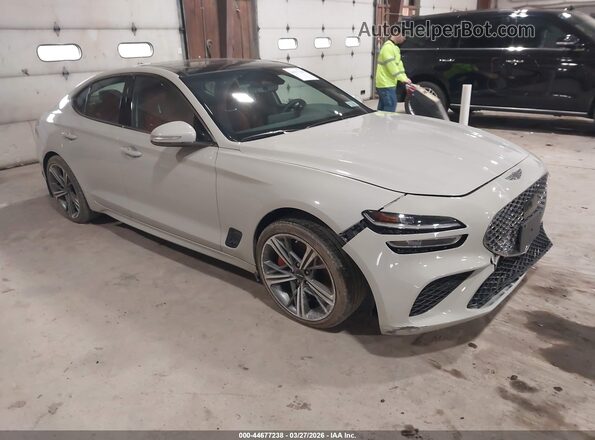 KMTG34SC1SU153293 2025 GENESIS G70 Gray Przód prawy