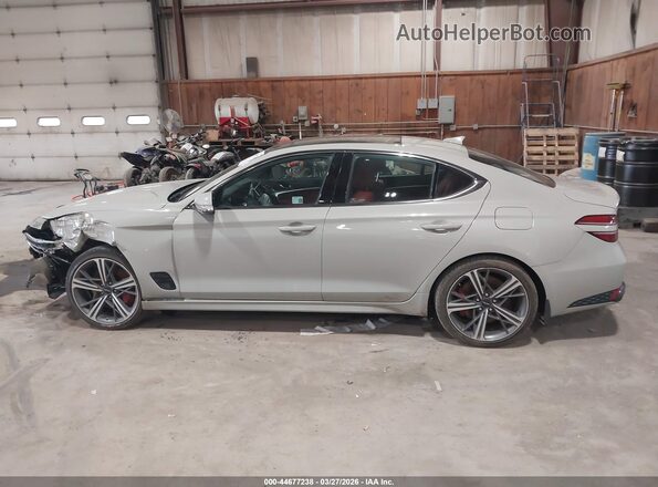KMTG34SC1SU153293 2025 GENESIS G70 Gray Widok wnętrza 360 stopni