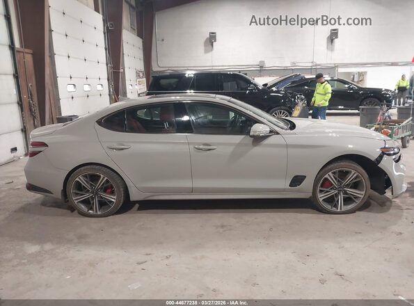 KMTG34SC1SU153293 2025 GENESIS G70 Gray Widok wnętrza z tyłu