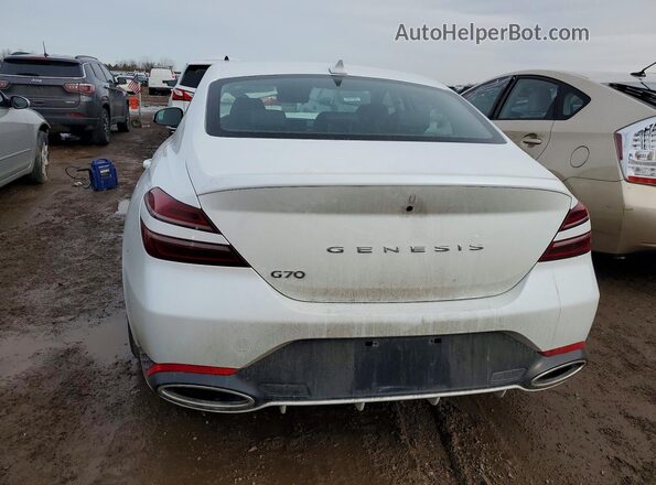 KMTG34SC2SU150340 2025 GENESIS G70 White Vista trasera