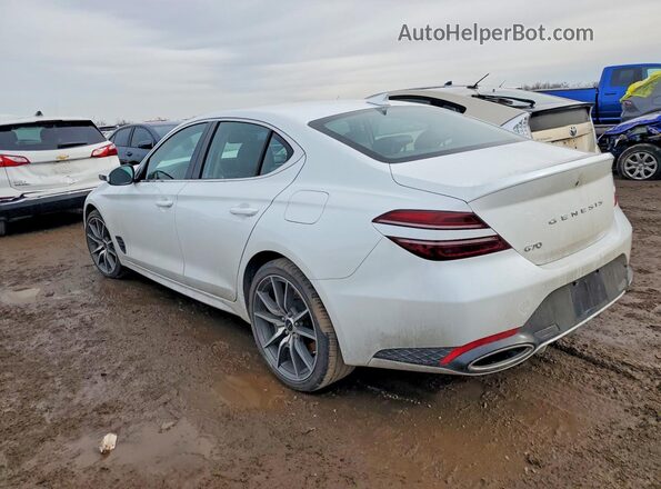 KMTG34SC2SU150340 2025 GENESIS G70 White Trasero izquierdo