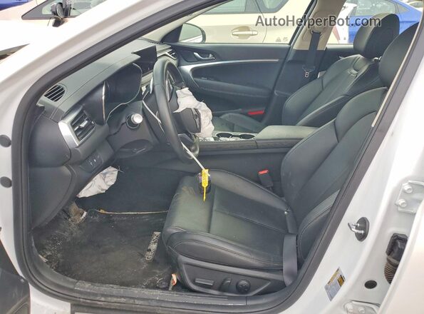 KMTG34SC2SU150340 2025 GENESIS G70 White Vista interior delantera