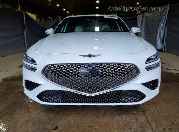 KMTG34SC4RU142797 2024 GENESIS G70 Белый Вид спереди