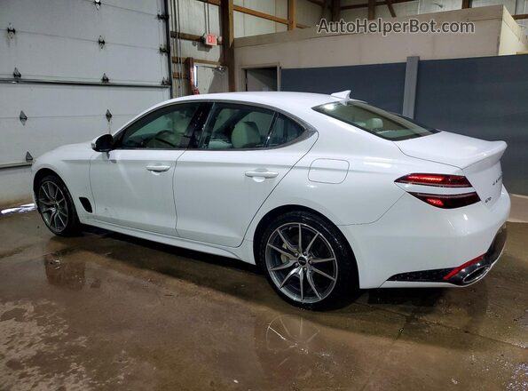 KMTG34SC4RU142797 2024 GENESIS G70 Белый Задняя левая четверть