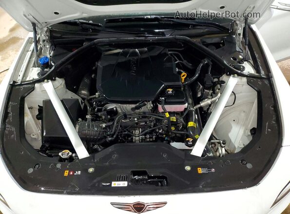 KMTG34SC4RU142797 2024 GENESIS G70 Белый Вид задней части салона