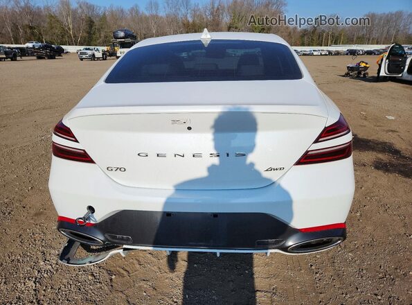 KMTG34SC6SU146792 2025 GENESIS G70 Белый Вид сзади