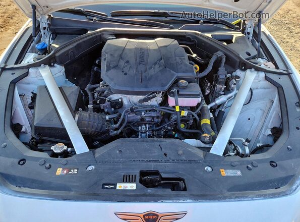 KMTG34SC6SU146792 2025 GENESIS G70 Белый Вид задней части салона