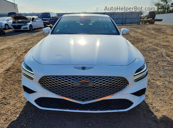 KMTG34SC6SU146792 2025 GENESIS G70 Белый Вид спереди