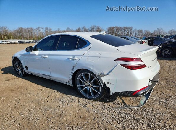 KMTG34SC6SU146792 2025 GENESIS G70 Белый Задняя левая четверть