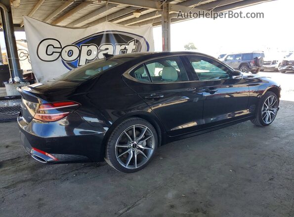 KMTG34SC7RU143068 2024 GENESIS G70 Черный Задняя правая четверть