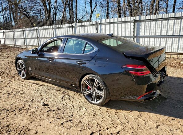 KMTG34SC8RU136467 2024 GENESIS G70 Черный Задняя левая четверть