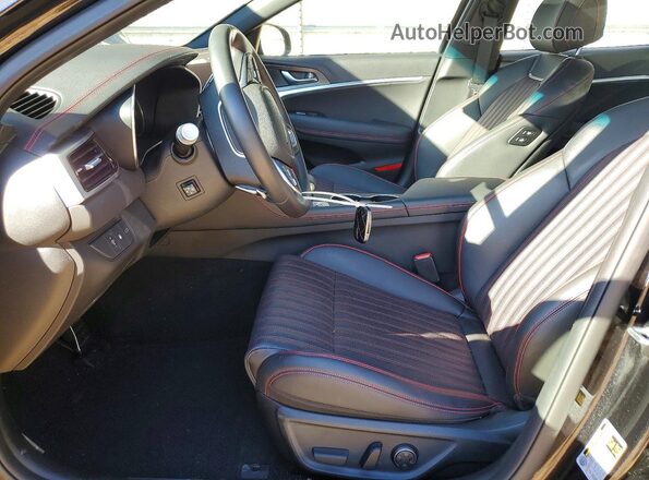KMTG34SC8RU136467 2024 GENESIS G70 Черный Вид салона спереди