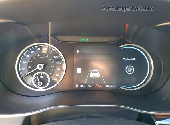 KMTG34SC8RU136467 2024 GENESIS G70 Черный Вид щитка приборов